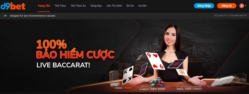 D9bet - nhà cái trực tuyến hàng đầu hiện nay